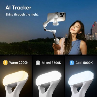 Стабилизатор Insta360 Flow 2 AI Tracker Bundle Stone Gray - фото 97521