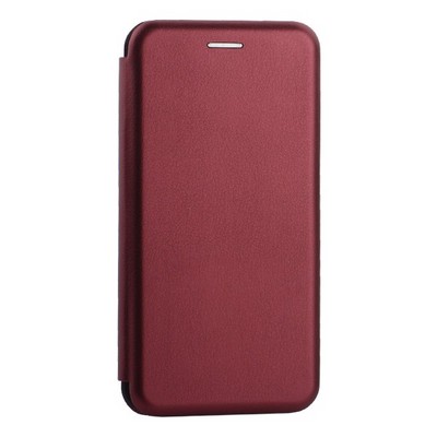 Чехол-книжка кожаный Innovation Case для Samsung Galaxy S10 Бордовый - фото 30882
