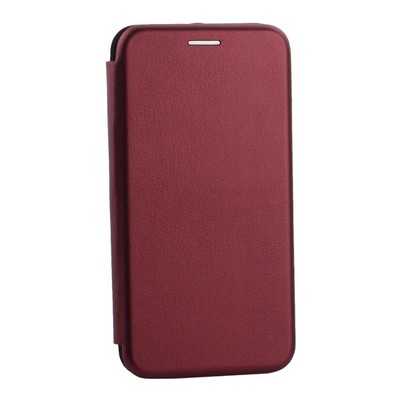 Чехол-книжка кожаный Innovation Case для Samsung Galaxy S10e Бордовый - фото 30886