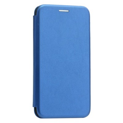 Чехол-книжка кожаный Innovation Case для iPhone XS/ X (5.8") Синий - фото 30903