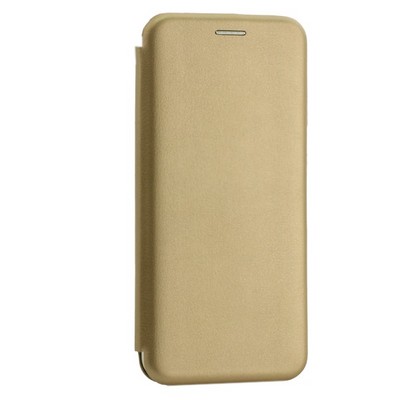 Чехол-книжка кожаный Innovation Case для Samsung Galaxy A20 Золотой - фото 30923
