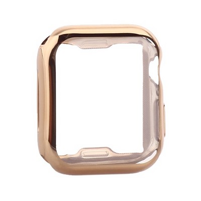 Чехол силиконовый TPU&защита экрана 360° COTECi для Apple Watch Series 5/ 4 (CS7059-GD) 40мм Золотистый - фото 30957
