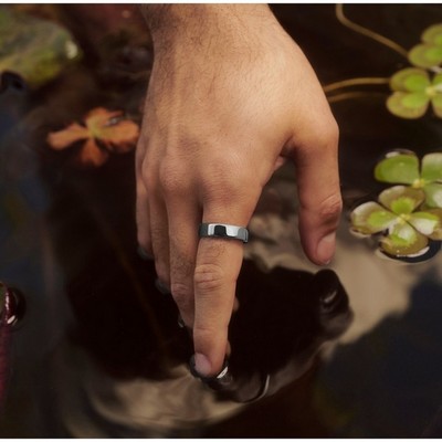 Oura Ring 5 Size 10 Silver - фото 97566
