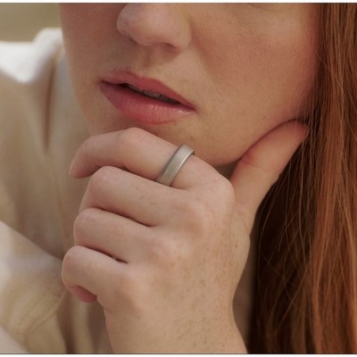 Oura Ring 5 Size 10 Brushed Silver - фото 97591