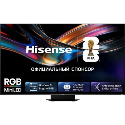 Hisense 85UR9S (2026) 85" 4K UHD RGB-Mini LED Smart TV - фото 99090