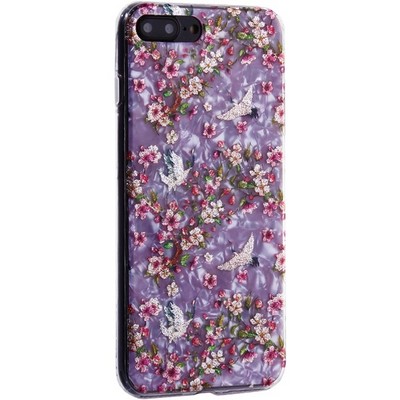 Чехол-накладка пластиковый MItrifON для iPhone 8 Plus/ 7 Plus (5.5") с силиконовыми бортами Розовый вид №1 - фото 31177