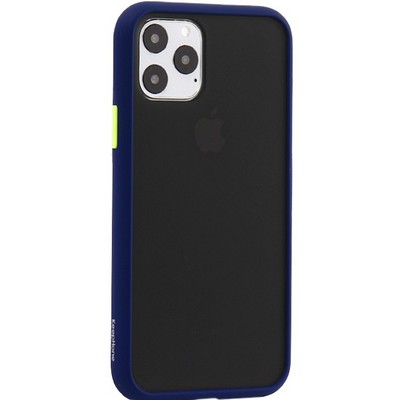 Чехол-накладка пластиковый KeepHone Armor Series для iPhone 11 Pro (5.8") с силиконовыми бортами Темно-синий - фото 31214