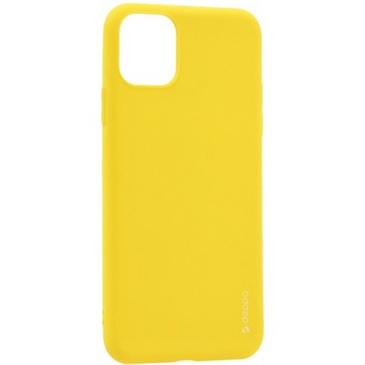 Чехол-накладка силикон Deppa Gel Color Case D-87245 для iPhone 11 (6.1") 1.0мм Желтый - фото 31221