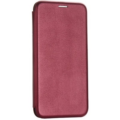 Чехол-книжка кожаный Fashion Case Slim-Fit для iPhone SE (2020г.)/ 8/ 7 (4.7) Бордовый - фото 31455