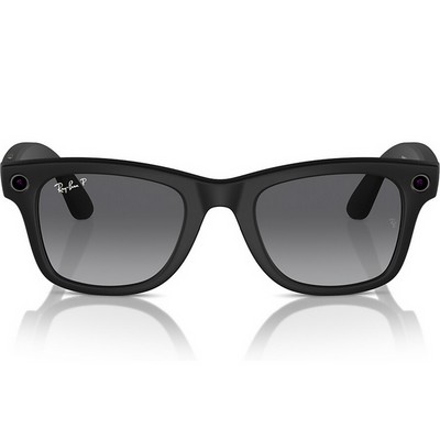 Ray-Ban Wayfarer RW4006 Matte Black/ Polar Gradient Graphite lenses Size M - фото 100286