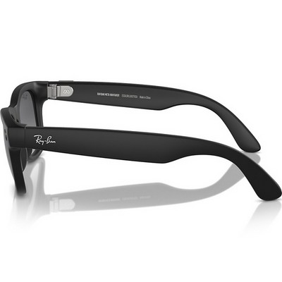 Ray-Ban Wayfarer RW4006 Matte Black/ Polar Gradient Graphite lenses Size M - фото 100287