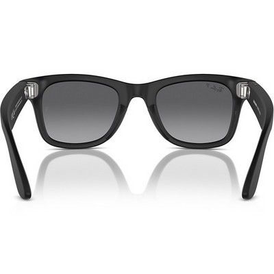 Ray-Ban Wayfarer RW4006 Matte Black/ Polar Gradient Graphite lenses Size M - фото 100288