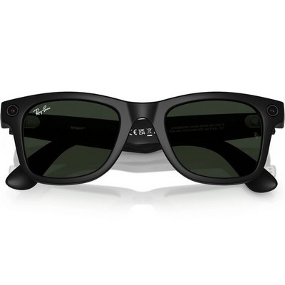 Ray-Ban Wayfarer RW4008 Matte Black/ Transitions Graphite Green lenses Size L - фото 100297