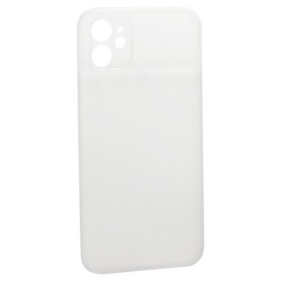 Чехол-накладка пластиковая KZDOO Air Skin 0.3мм для Iphone 11 (6.1") Белая - фото 31649