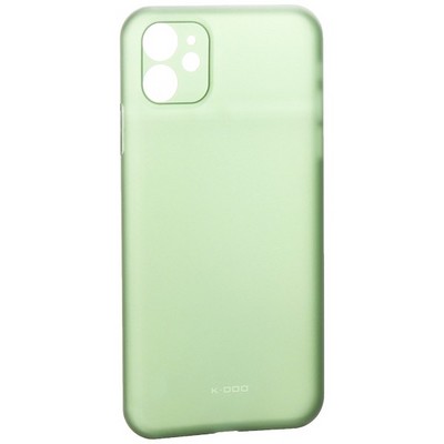 Чехол-накладка пластиковая KZDOO Air Skin 0.3мм для Iphone 11 (6.1") Зеленая - фото 31650