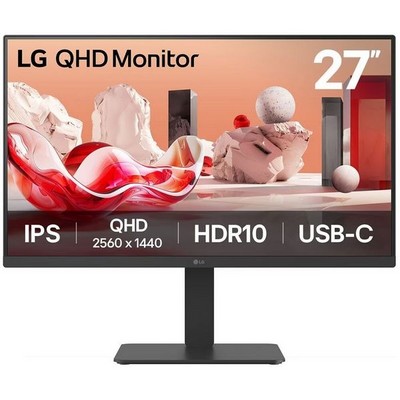 LG 27BA65QB-B 27" Black 5ms HDMI, DisplayPort, USB Type-C - фото 100669