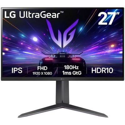 LG 27GS65F-B 27" Black 1ms HDMI, DisplayPort - фото 100676