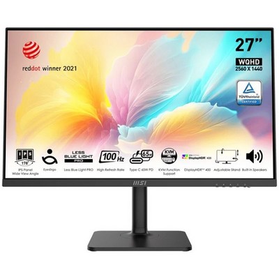 MSI Modern MD272QXP 27" Black 1ms HDMI, DisplayPort, USB Type-C - фото 100810