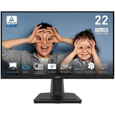 MSI PRO MP225V 21.4" Black 4ms VGA, HDMI - фото 100823