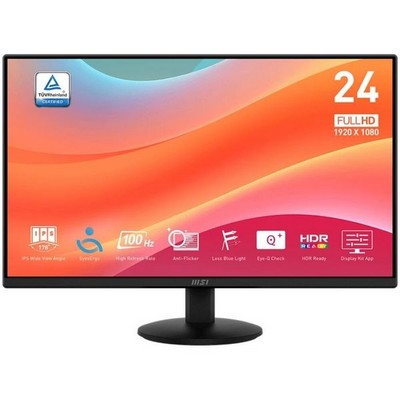 MSI PRO MP242L 23.8" Black 1ms HDMI, DisplayPort - фото 100832