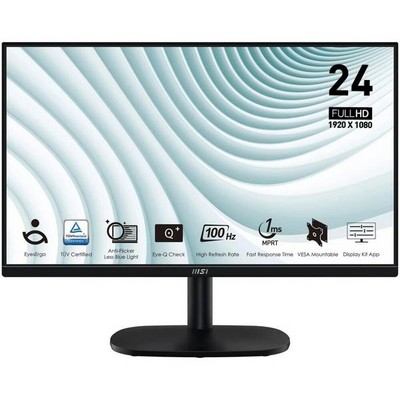 MSI PRO MP245V 23.8" Black 4ms HDMI, VGA - фото 100845