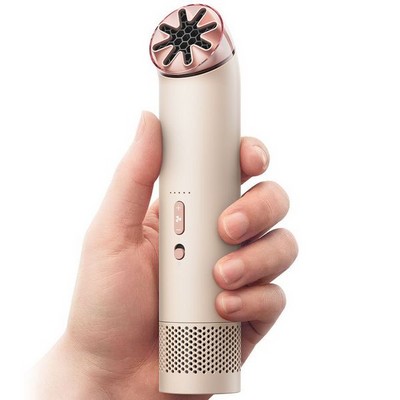 Портативный вентилятор Dyson HushJet Mini Cool fan Stone/Blush - фото 101067