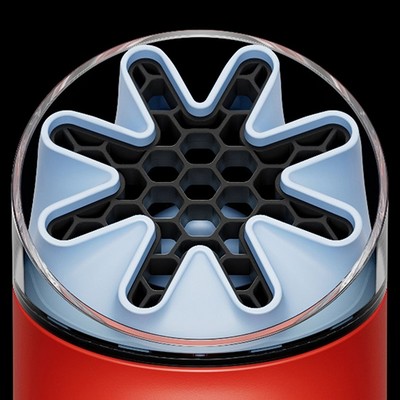 Портативный вентилятор Dyson HushJet Mini Cool fan Carnelian/Sky - фото 101085