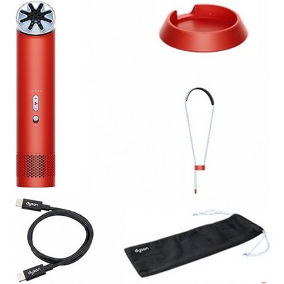 Портативный вентилятор Dyson HushJet Mini Cool fan Carnelian/Sky - фото 101087