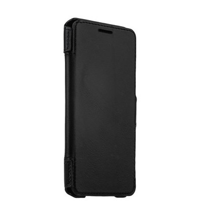Чехол-книжка кожаный Valenta (C-1209) для Samsung GALAXY J5 SM-J510 (2016) Booklet Classic Style черный - фото 31845