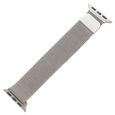 Ремешок из нержавеющей стали MAGNET Band для Apple Watch 40мм/ 38мм Серебро - фото 31906