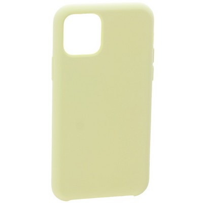 Накладка силиконовая MItrifON для iPhone 11 Pro Max (6.5") без логотипа Lemon cream Лимонный крем №51 - фото 32767