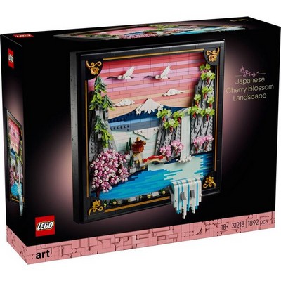 LEGO Art Japanese Cherry Blossom Landscape (31218) - фото 102101