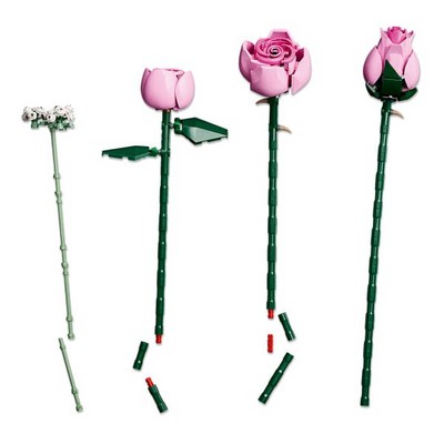 LEGO Botanical Bouquet of Pink Roses (10374) - фото 101596