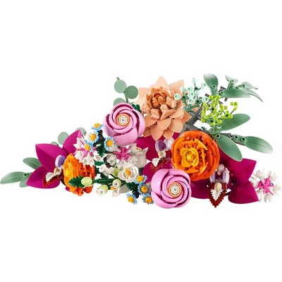 LEGO Botanical Pretty Pink Flower Bouquet (10342) - фото 101628