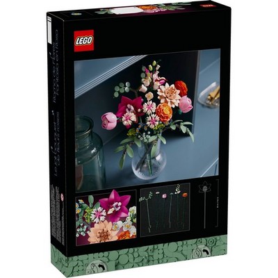 LEGO Botanical Pretty Pink Flower Bouquet (10342) - фото 101630