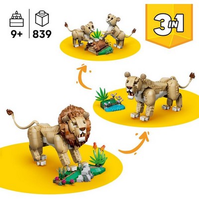 LEGO Creator Wild Animals: Magestic Lion (31386) - фото 101710