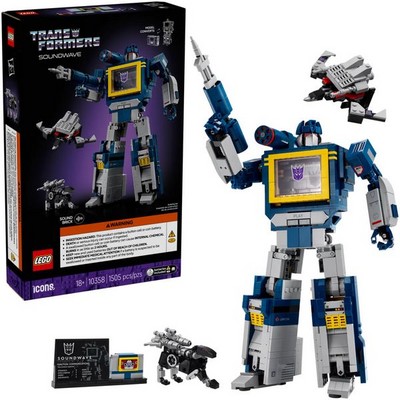 LEGO Icons Transformers: Soundwave (10358) - фото 101858