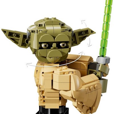 LEGO Star Wars Yoda Bust (75438) - фото 101987