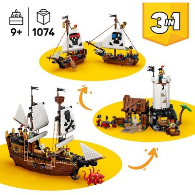 LEGO Creator Iconic Pirate Ship (31387) - фото 102135
