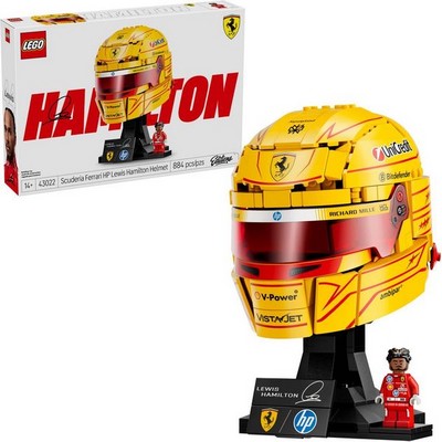 LEGO Formula 1 Ferrari Hamilton Helmet (43022) - фото 102215