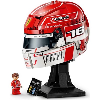 LEGO Formula 1 Ferrari Leclerc Helmet (43014) - фото 102225