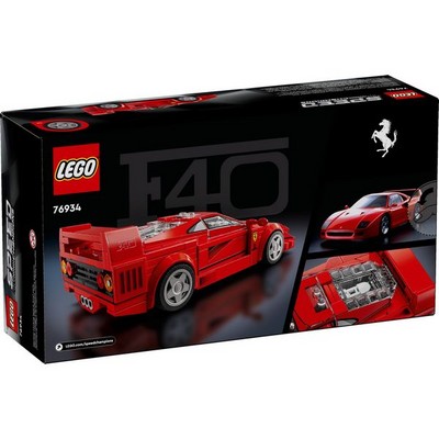 LEGO Speed Champions Ferrari F40 Supercar (76934) - фото 102274