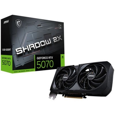 MSI nVidia GeForce RTX 5070 Shadow 2X 12 Gb 12288Mb GDDR7 RTX 5070 12G Shadow 2X - фото 102396