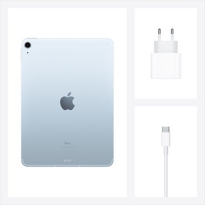 Apple iPad Air (2020) 64Gb Wi-Fi + Cellular Sky Blue RU - фото 32656