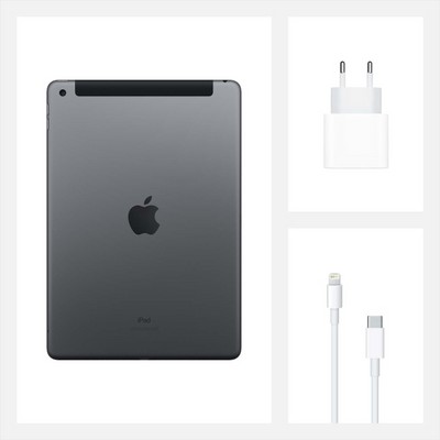 Apple iPad (2020) 128Gb Wi-Fi + Cellular Space Gray MYML2RU - фото 32869