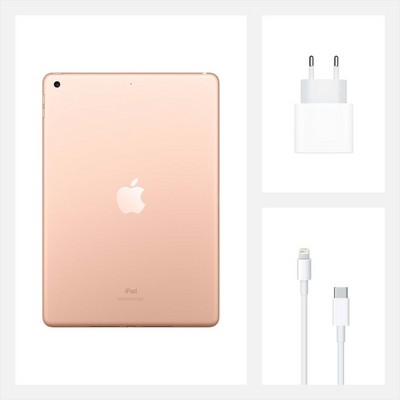 Apple iPad (2020) 128Gb Wi-Fi Gold MYLF2RU - фото 32988