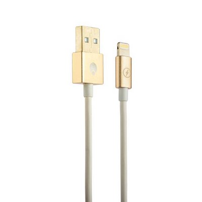 Дата-кабель USB COTECi R4 Lightning MFI CS2121-CE (1.2 м) Золотистый - фото 55856