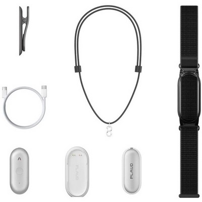 Plaud NotePin S AI Voice Recorder 64GB Silver - фото 104087