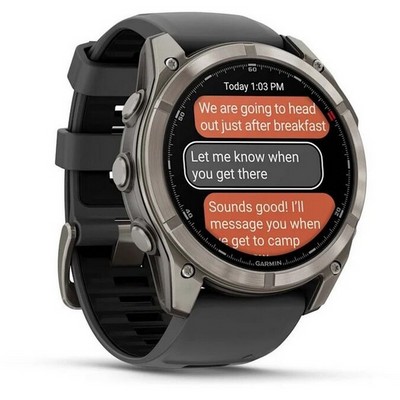 Garmin Fenix 8 Pro 51mm Amoled Sapphire Titanium Graphite 010-03199-11 - фото 104277