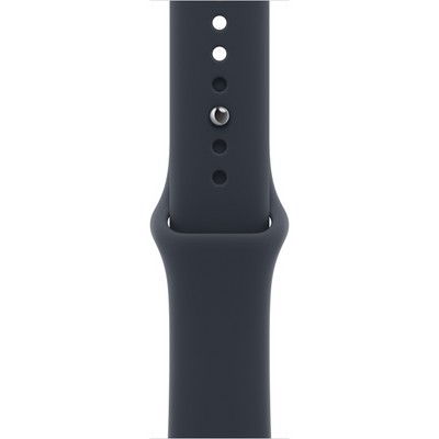 Apple Watch Series 12 42mm GPS Space Gray Aluminum Case with Navy Blue Sport Band SM/ML - фото 105087